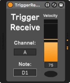 Trigger Receive device interface